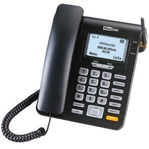 Telefon fix Maxcom Comfort MM28D HS Black cu SIM Grad B