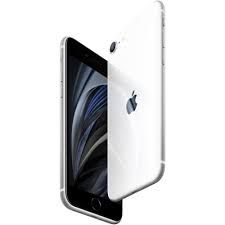 Pachet iPhone SE 64GB 2020 Alb 4G+husa piele si folie Grad C